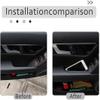 LLKUANG FRONT DOOR STORAGE BOX FOR MERCEDE BENZ C CLASS W204 (08-14 Black front door storage box) view 3
