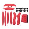 Helmet Foam Pads, Helmet Padding Anti-Collision Helmet Sponge Pads, Helmet Replacement Universal Foam Pads Set for Bike Motorcycle Cycling Helmet(Red) view 1