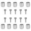 Brake Olive and Connecting Insert Kit, 10 Set Olive and Barb Disc Brake Olive Insert, Hydraulic Disc Brake Hose Olive Connector Insert Replacement Part view 3