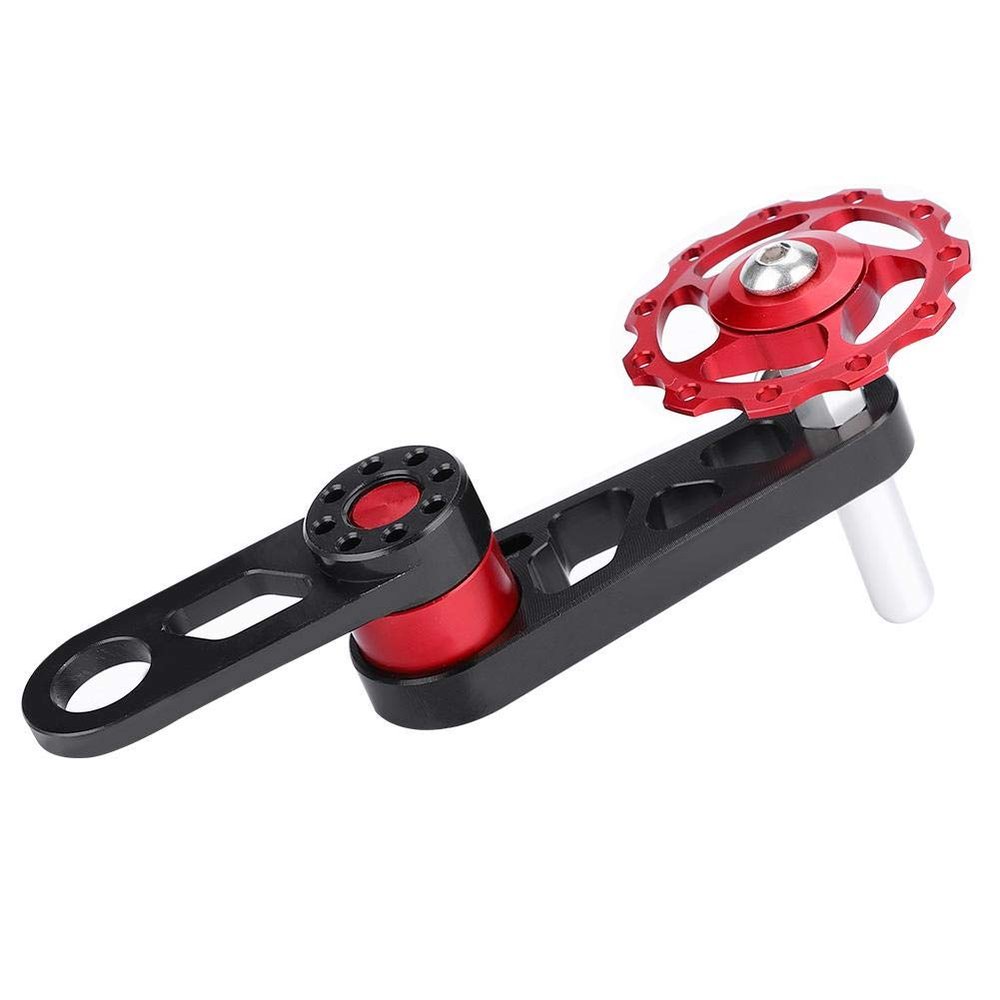 Chain Tensioner, Aluminum Alloy Lightweight Black & Red Chain Adjuster Tensioner, Chain Adjuster, for
