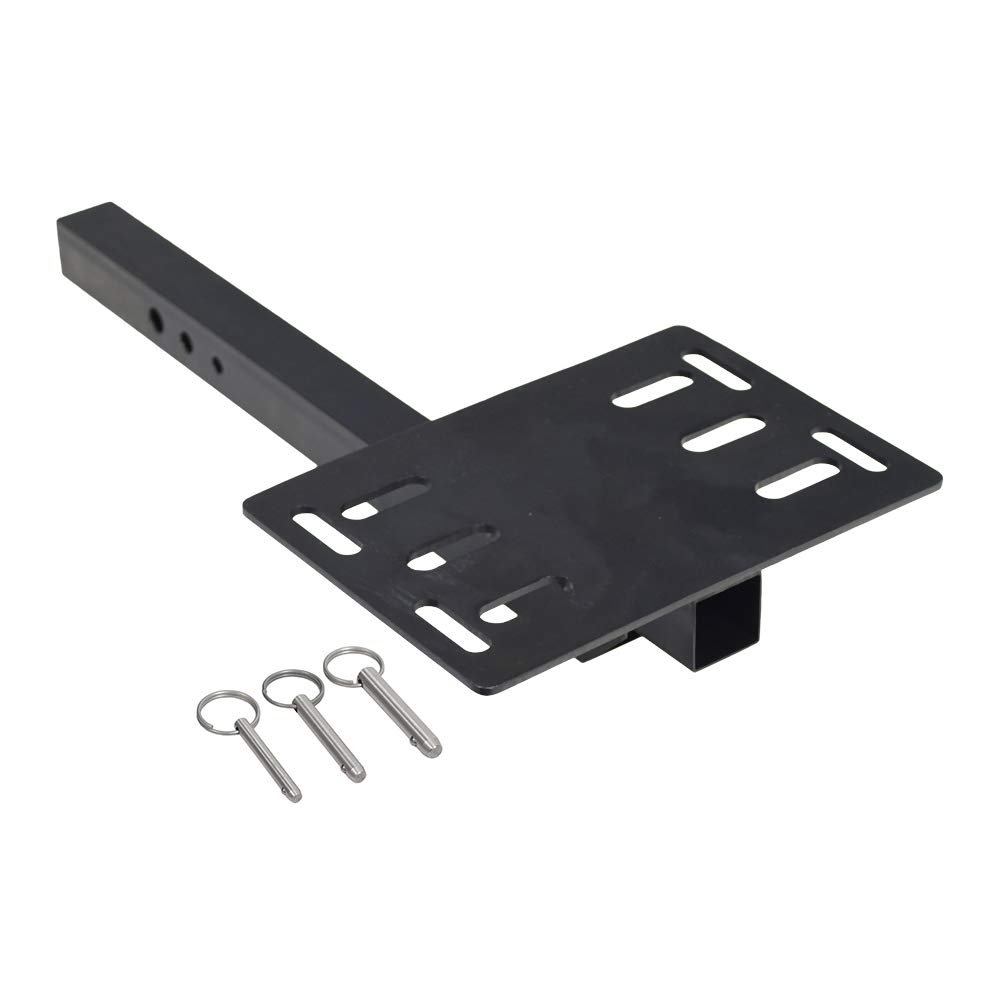 AlveyTech Universal Mobility Scooter Trunk Mounting Bracket with 3 Attachment Pins - Requires 1" Rear Hitch Mount, Adaptor to Attach Trunk to Mobility Scooters, Power Wheelchairs, Tricycles and More