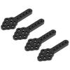 Lantro JS Rear Shock Mount, 51mm Adjustable 2 Colors RC Car Shock Mounts, for RC Car Replacement for 1/10 RC Crawler Repair(Black) view 4