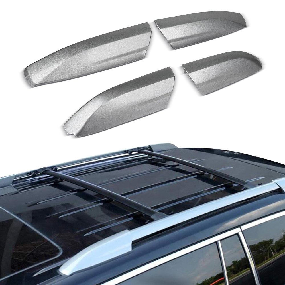 SCITOO fit for 2009-2013,for 3.3L 2008-2010,for 3.5L 2008-2013 4X Roof Rack Bar Rail End Cover Shell Replacement