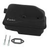 Fuerduo Exhaust Muffler Pipe Silencer for 47cc 49cc 2-Stroke Engine Lawn Mower view 1