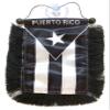 Puerto Rico flags for cars accessories sticker decals Puerto Rican PR homes Boricua banderas para autos small mini Banner hanging window car flags accessory for men women (PR decoration) view 1