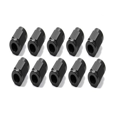 Fragola Performance Systems FRAGOLA #3 Aluminum Tube Nuts (10pk) Black