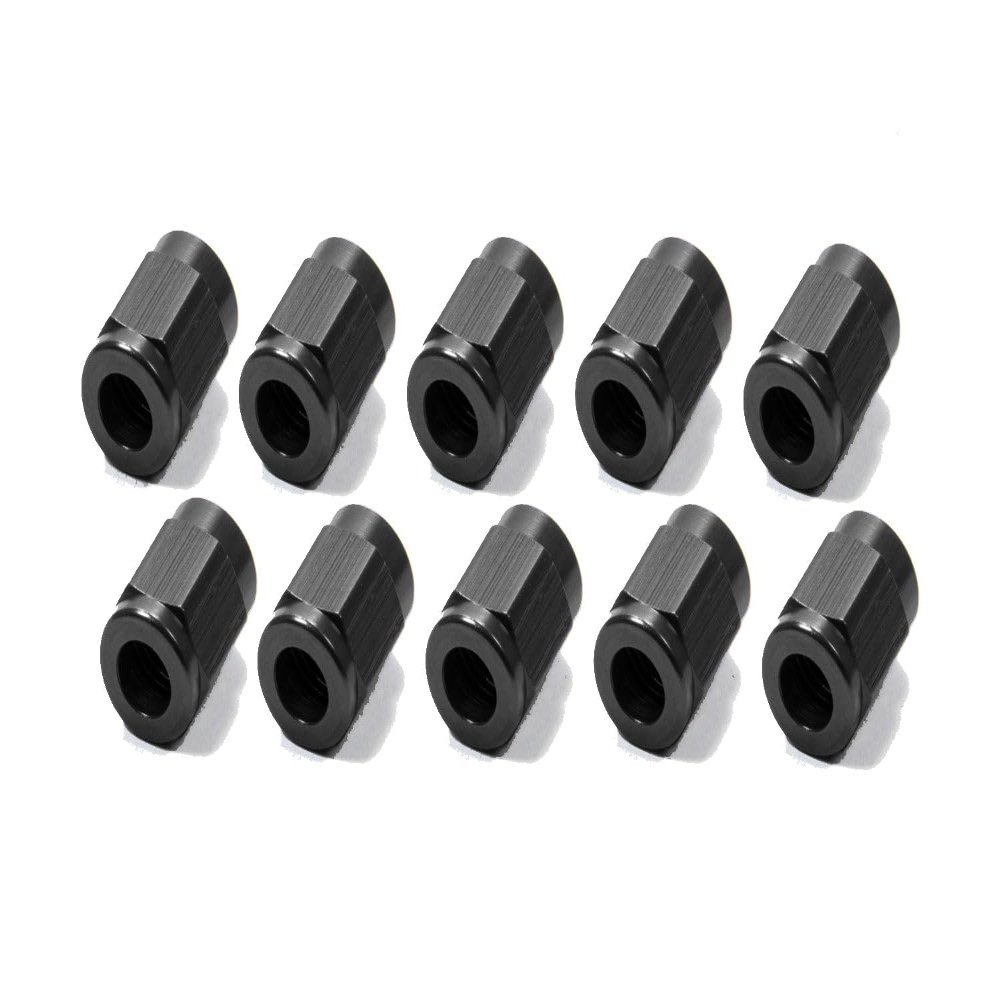 Fragola Performance Systems FRAGOLA #3 Aluminum Tube Nuts (10pk) Black