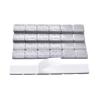 A A IN AA024 1/2oz Adhesive Stick On Wheel Weights, Tire Weights For Wheel Balancing 48Strips/Box, Gray, 288pcs Tape Made in US, Grey, (0.5oz) view 1