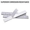 A A IN AA024 1/2oz Adhesive Stick On Wheel Weights, Tire Weights For Wheel Balancing 48Strips/Box, Gray, 288pcs Tape Made in US, Grey, (0.5oz) view 2