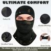 Achiou Ski Mask Balaclava Shiesty, Motorcycle Summer Ice Silk Cooling Thin Breathable UV Protection for Men Women Black Camouflage view 3