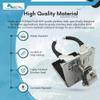 MARINE CITY Adjustable Folding Cup Holder, 304 Stainless Steel - Polished, 2-1/8 Inches to 3-3/8 Inches for Boat, Marines, Ships, Yachts (Small) view 3
