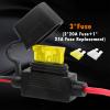 CUZEC 4FT/1.2m 14AWG SAE to Plug Socket Adapter Plug Socket with SAE Connector view 2