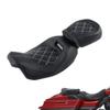 TCT-MOTORPARTS Low-Profile Motorcycle Seat Fit for Harley Touring 2009-Up view 1