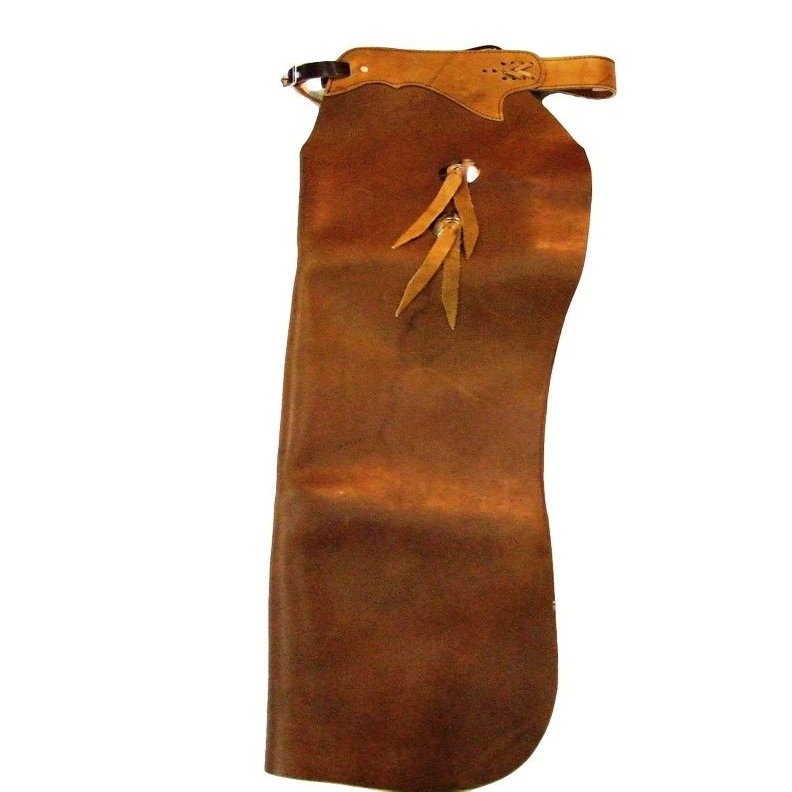 B Bar B Western Chaps Batwing Buckle Full XS Brown 05-05-0145