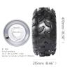 WPHMOTO 18x9.5-8 Front Tubeless Wheel Tire with Rim and Disc Brake Wheel Rim Hub & Steering Knuckle for 150cc 160cc 200cc ATV Quad Pit Dirt Bike Buggy view 2
