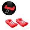 Wixine 2Pcs Auto Seat Belt Buckle Clip Silicone Anti-Scratch Cover Safety Accessories view 1