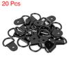X AUTOHAUX 20pcs Black D Shape Tie Down Anchors Lashing Rings for Car Truck Trailer Cargo RV Boats view 3