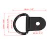 X AUTOHAUX 20pcs Black D Shape Tie Down Anchors Lashing Rings for Car Truck Trailer Cargo RV Boats view 4