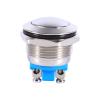 Car Push Button Switch, 19mm 3A Push Button Switch Round Shape Horn Momentary Switch Automotive Interior Accessories for Car (Silver), car Switch view 4