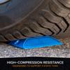 Road Reflectors Pack of 10 | 4 by 4 inch Street Pavement & Asphalt Stud Markers | Great for Speed Bumps, Sidewalks, Pedestrian Crossings, Freeways & Driveways | Industrial Grade (Blue) view 2