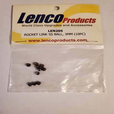Lenco Rocket Link SS Ball, 3mm (10pc) LEN205