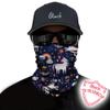 Obacle Seamless Bandana for Rave Face Mask Dust Wind Sun Protection Neck Gaiter Tube Mask Headband Bandana for Women Festival Party Motorcycle Riding Fishing Outdoor (Rainbow Horse Star) view 2