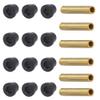 WLOOD Bushing and Sleeve Kit for Club Car DS and EZGO TXT 1994-UP, Golf Cart Front or Rear Leaf Spring & Front Upper A Arm Suspension fit Club Car DS Models Gas (6 metal spacers 12 bushings) view 1