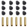 WLOOD Bushing and Sleeve Kit for Club Car DS and EZGO TXT 1994-UP, Golf Cart Front or Rear Leaf Spring & Front Upper A Arm Suspension fit Club Car DS Models Gas (6 metal spacers 12 bushings) view 2