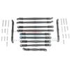 GPM Alum Adjustable Upper & Lower Suspension Links (31Pcs) Set Black : TRX-6 view 1