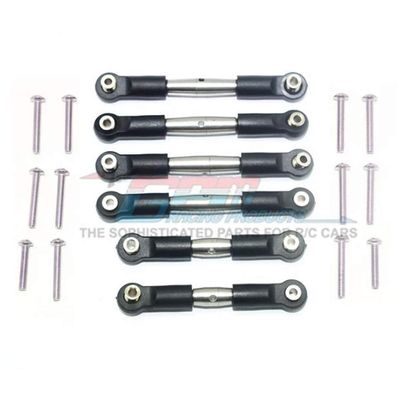GPM Racing Stainless Steel Adjustable Tie Rods Original Color : 4x4 Granite/Big Rock