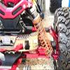 GPM Alum Rear Heavy-Duty Adjustable Damper 115mm Orange : 4x4 Granite/Big Rock view 4