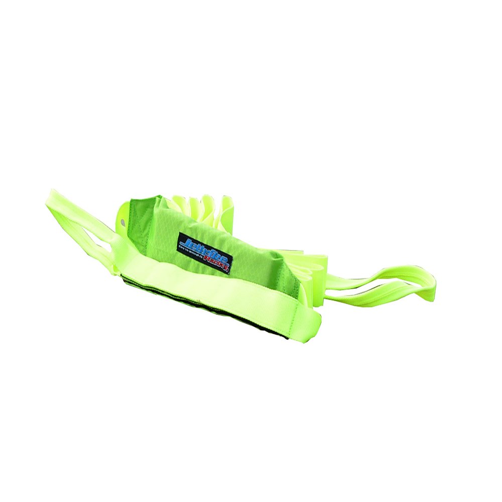 20 Foot Towable Tow Strap | Attached Line Float | Designed for Jet Ski Torque | Jettribe PWC Accessories (Green)