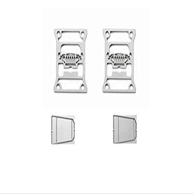R/C Scale Accessories : Taillight Cover (Style B) For Axial SCX10 III Jeep Jl Wrangler AXI03007-4Pc Set Silver