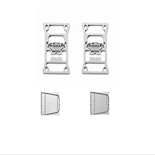 R/C Scale Accessories : Taillight Cover (Style B) For Axial SCX10 III Jeep Jl Wrangler AXI03007-4Pc Set Silver