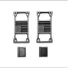 R/C Scale Accessories : Taillight Cover (Style C) For Axial SCX10 III Jeep Jl Wrangler AXI03007-4Pc Set Black view 1