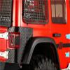 R/C Scale Accessories : Taillight Cover (Style A) For Axial SCX10 III Jeep Jl Wrangler AXI03007-4Pc Set Silver view 4