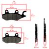Caltric Rear Brake Pads compatible with Yamaha Yfz450 Yfz450R Yfz450X 2004-2019 / Wolverine R-Spec YXE70 / Wolverine X2 X4 YXE85 YXF85 view 3