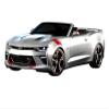 Phoenix Graphix 2016 Camaro Sixth Generation Hash Marks Decals Stripes Kit - Nightfall Gray Metallic view 1