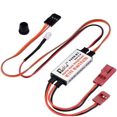 Opto Gas Engine Kill Switch RC Gas Engine Flameout Ignition Cut Off Switch for RC Gasoline Airplane with Electronic Ignition