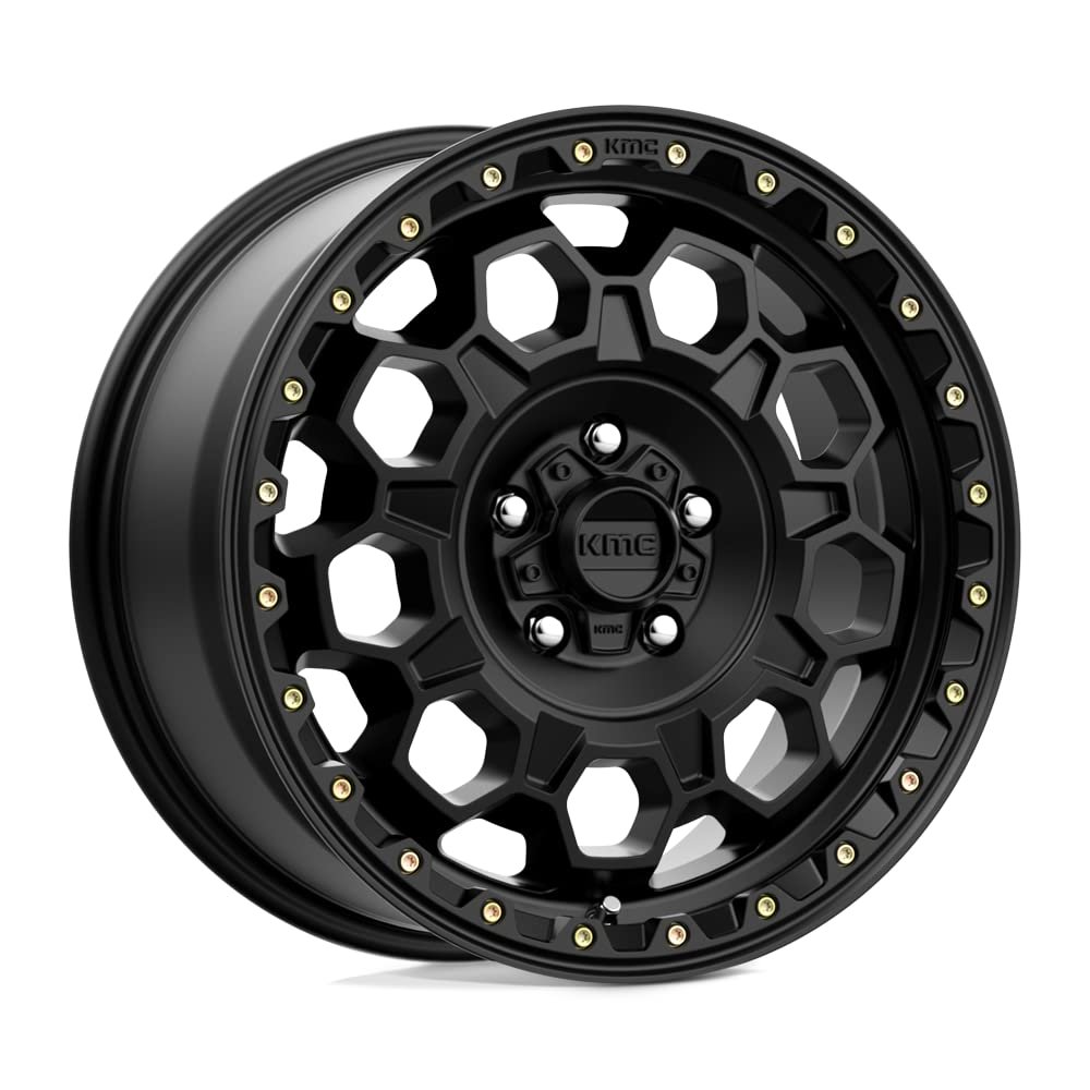 KMC TREK 17X8 6X5.55.29 20mm SATIN BLACK - KM54578068720