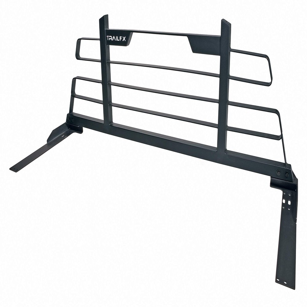 TrailFX Headache Rack Fits Dodge Ram 1500 2002-2024 Titanium Black Powder Coated Steel Frame with Mounting Kit Fits Cross Bed Tool Boxes TrailFX HR002B
