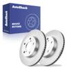 AutoShack Front Brake Rotors Vented 10.83" (275 mm), 2pcs view 1
