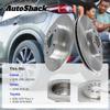 AutoShack Front Brake Rotors Vented 10.83" (275 mm), 2pcs view 2