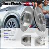 AutoShack Rear Solid Brake Rotors 10.22" (259.5 mm), 2pcs view 2