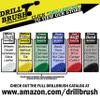 Red Stiff Nylon Bristle Brush Set for Outdoor Cleaning - Versatile Crevice Tool for Garage, Deck, House Siding, Concrete, Brick, Stone, Masonry, Vinyl Siding, Wood, and Patio Cleaner - Gutter Brush view 3