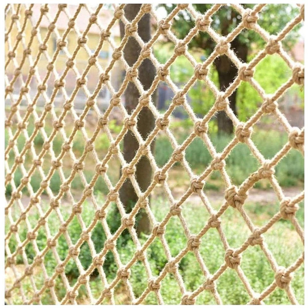 Hynet Child Safety Net,Kids Protection Net Balcony Fence Decor Climbing Woven Rope Truck Cargo Trailer Netting Net Mesh Nets Grid 10cm (Size : 1 * 7m(3 * 22ft))