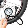 CycloSpirit Universal Bicycle Tire Inflator Gauge with Auto-Select Valve Type - Presta and Schrader Air Compressor Tool view 2