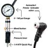 CycloSpirit Universal Bicycle Tire Inflator Gauge with Auto-Select Valve Type - Presta and Schrader Air Compressor Tool view 3