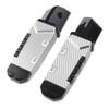 FSFY Rear Pedal Footrest Motorcycle Rear Passenger Foot Pegs for Kawasaki ZX10R ZX6R ZX9R Z650 Z750 Z800 Z900 Z1000 Silver view 1