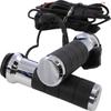 Koso North America AX068M00 Throttle-By-Wire Titan-X Heated Grips - Chrome view 1